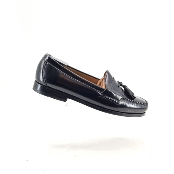 Cole Haan Mens Black Leather Tassel Career Dress Shoes Size 8.5 EEE - Picture 1 of 8